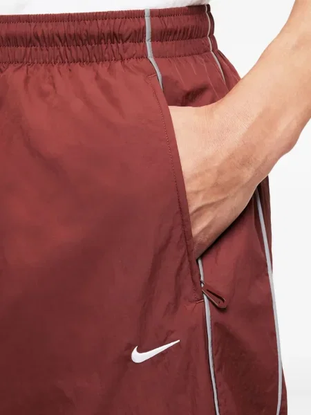 Top sport Nike din fleece plisat fără mâneci alb
