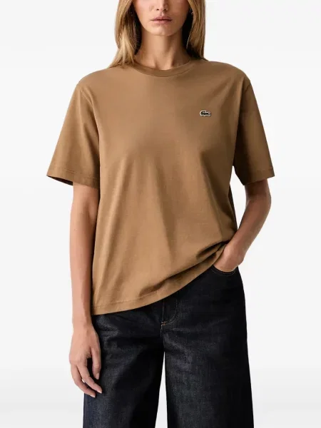 Μπλούζα Lacoste καφέ