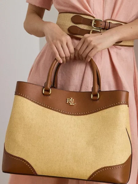 Lauren Ralph Lauren сумка-шопер шкіряна