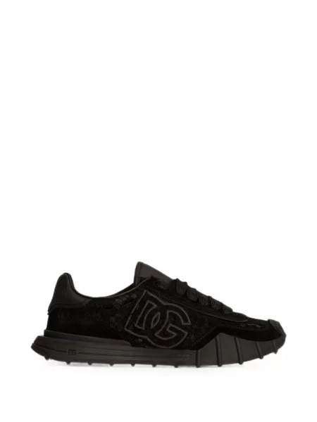 Sneakerși Dolce & Gabbana din dantelă negru