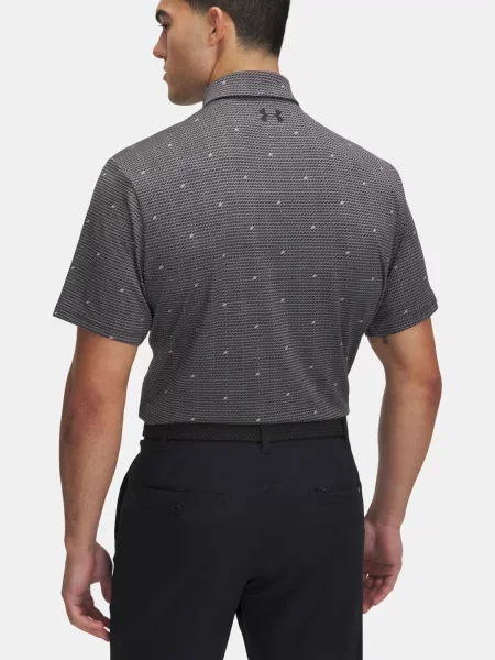 Polokošeľa Under Armour s potlačou sivá