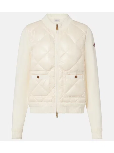 Cardigan Moncler alb