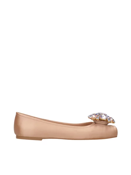 Balerinki Jeffrey Campbell beżowe