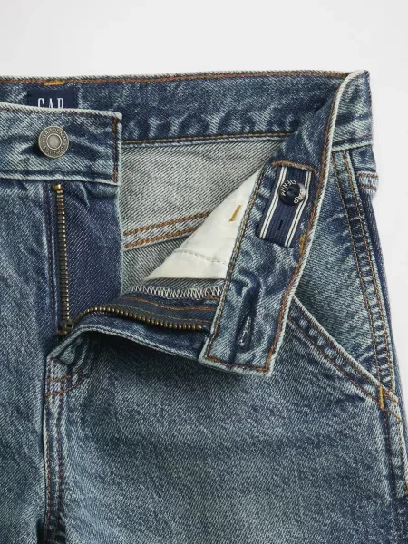 Дънкови шорти Gap синьо
