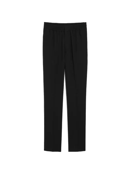 Pantaloni Ami Paris de lână negru