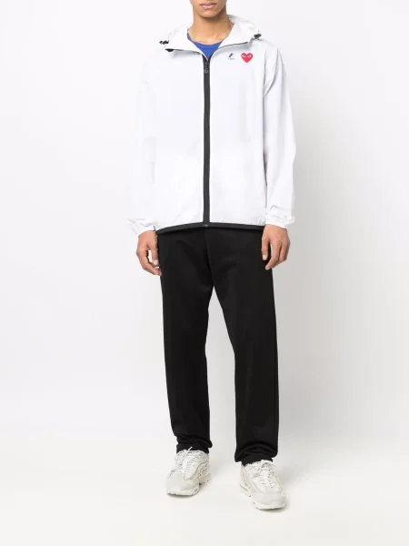 Striukė Comme Des Garçons Play su gobtuvu balta