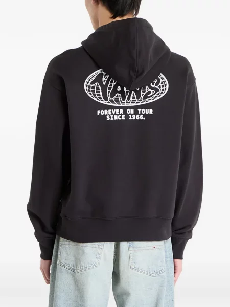 Hanorac cu glugă Vans cu imagine negru