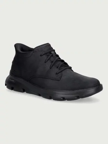 Skechers GARZA-RIDLEY sneakers pentru bărbați din piele negru