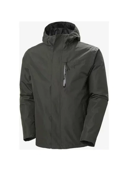 Kurtka z kapturem 3 w 1 Helly Hansen Juell zielono-brązowa M zielona