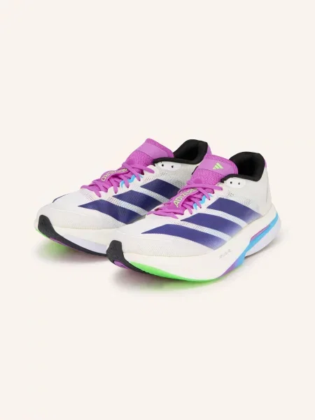 Adidas Běžecké Boty Adizero Boston 13 / světle fialová / tmavě fialová bílá