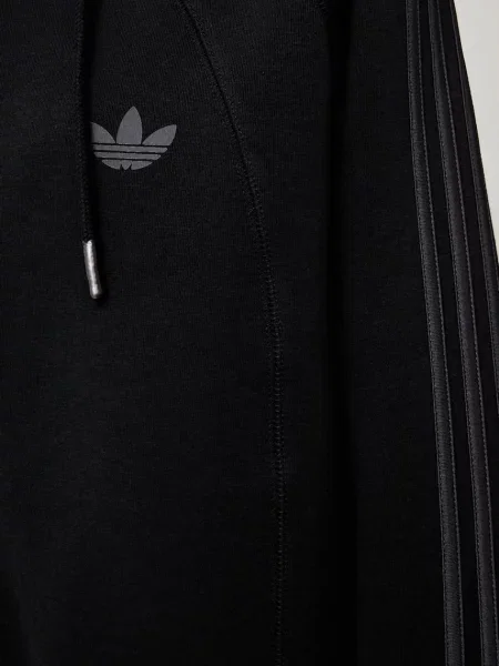 Суичър с качулка Adidas Originals с качулка черно