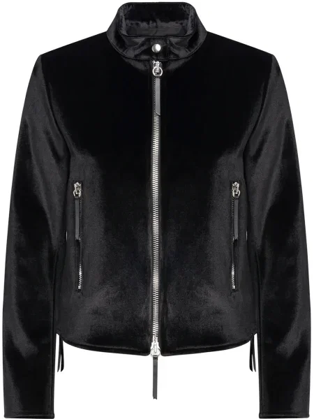 Geacă Giuseppe Zanotti de catifea negru