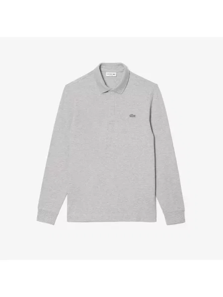 Поло Lacoste серое