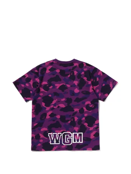 Μπλούζα A Bathing Ape® με σχέδιο παραλλαγής μωβ