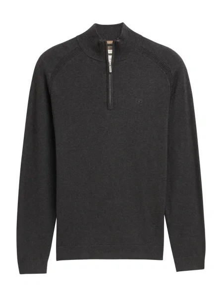 TOM TAILOR Pulover amestecat negru