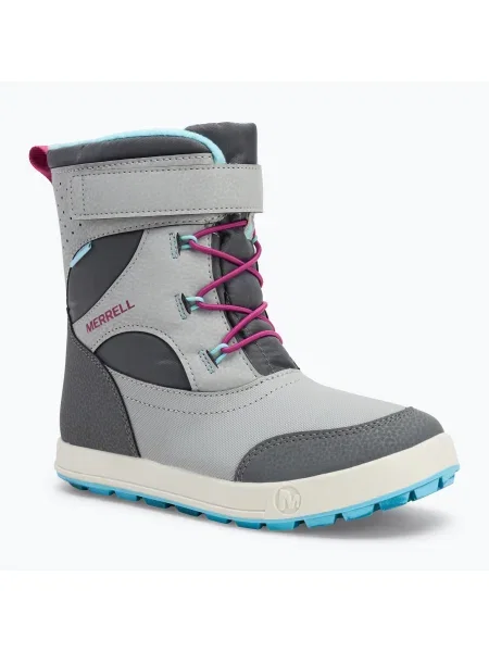 Ghete de zăpadă pentru copii Merrell Snow Storm Wtrpf grey/turq gri
