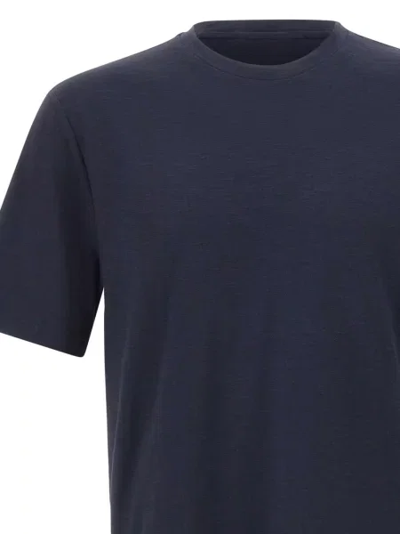 Tricou Kangra cu decolteu rotund albastru