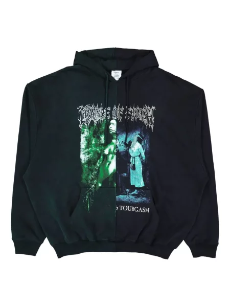 Hanorac cu glugă Vetements cu imagine verde