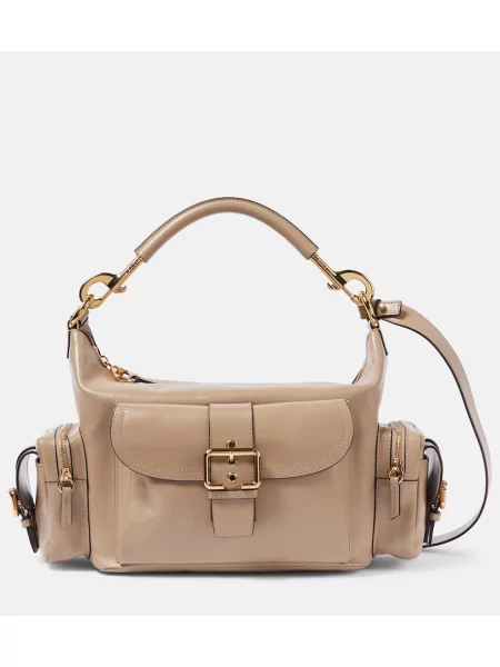 Geanta de piele Chloé din piele maro