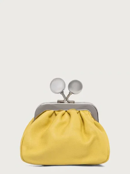 Weekend Max Mara torebka crossbody skórzana DIOMEDE żółta