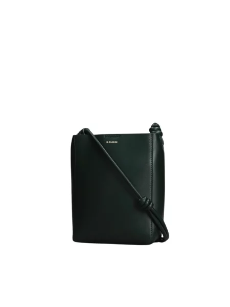 Torebka skórzana Jil Sander skórzana zielona