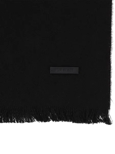 Κασκόλ Fear Of God με κρόσσια μαύρο