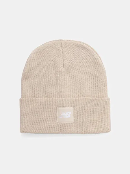 New Balance Cuffed Flying NB Logo Beanie Timberwolf Universal bézs
