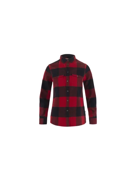 Fjällräven Canada Shirt W Red Kobiety Koszula Fjällräven Czerwony Size: M czarna
