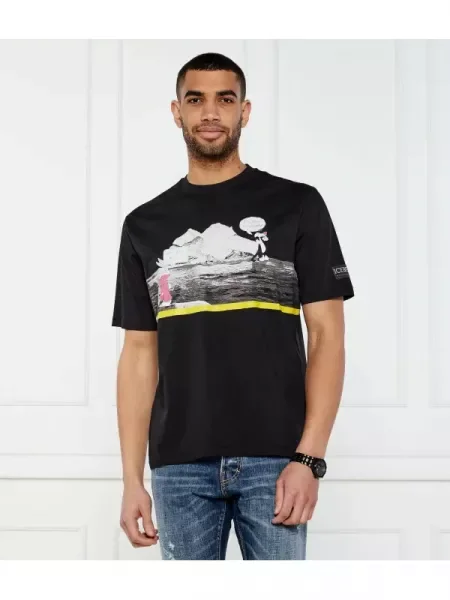 Iceberg Póló ICEBERG X LOONEY TUNES fekete