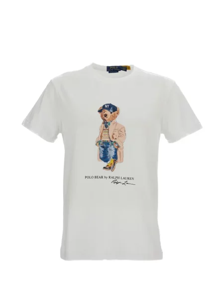 Tricou polo Polo Ralph Lauren alb