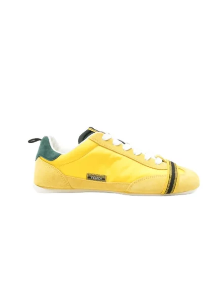 Sneakersy Fendi zamszowe żółte