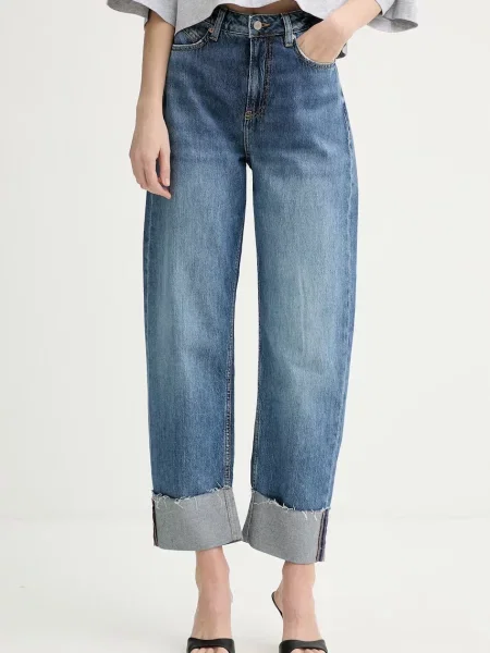 BOSS Orange jeans C BALLOON HR FUP albastru