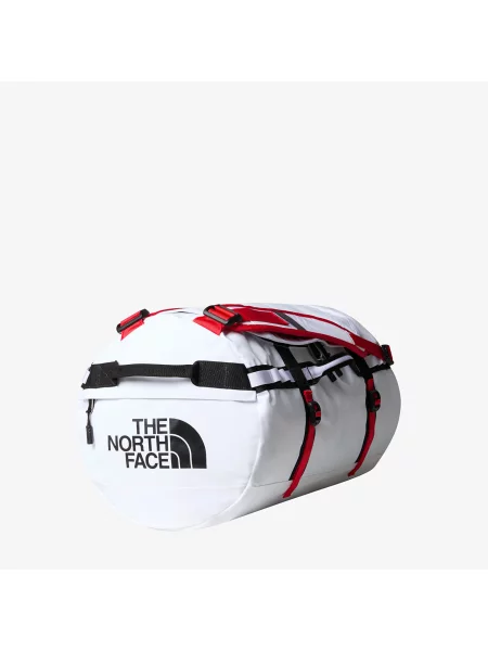 Cestovní taška The North Face Base Camp Duffel S 50 l white/black/elevation red bílá