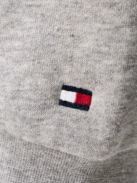 Суичър с качулка Tommy Hilfiger с качулка сиво