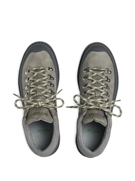Δερμάτινα sneakers Diemme με κορδόνια γκρι