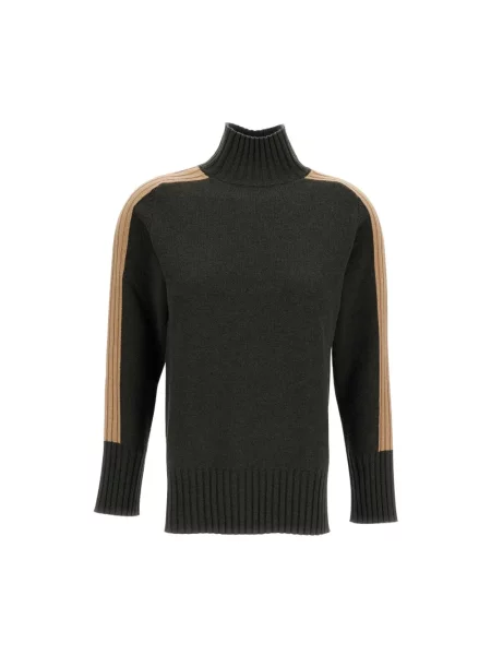 Sweter z golfem Lorena Antoniazzi zielony