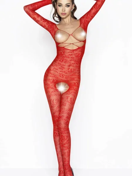 Эротический бодистокинг с доступом чорний