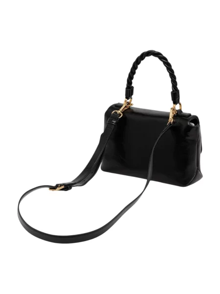 Love Moschino torebka crossbody skórzana czarna