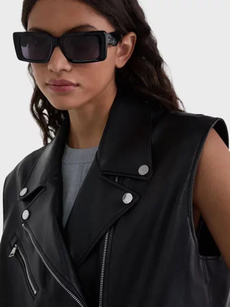 Байкерський жилет Karl Lagerfeld чорний