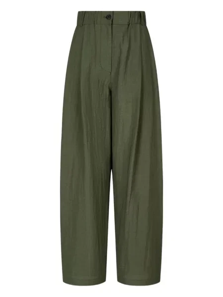 Pantaloni Studio Tomboy plisate verde