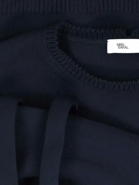 Długi sweter Sibel Saral niebieski