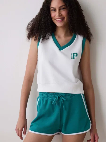 Шорти спортивні Penti бавовна/поліестер зелений