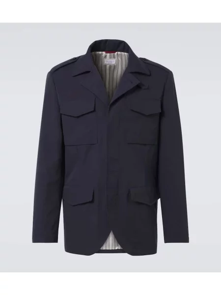 Jakna Brunello Cucinelli modra