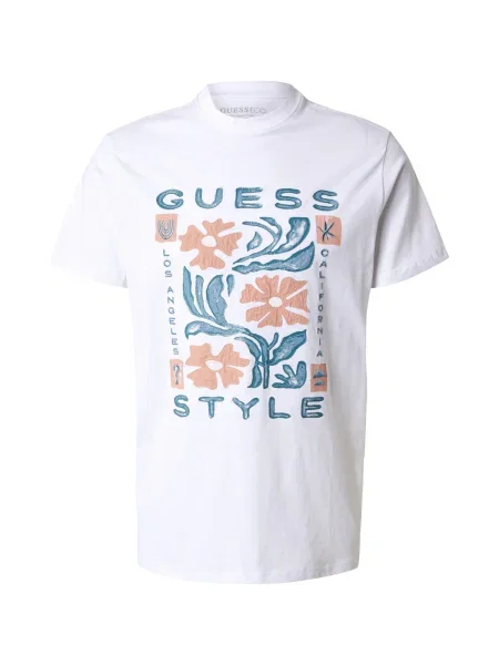 GUESS Tricou alb