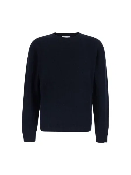 Sweter Roberto Collina niebieski