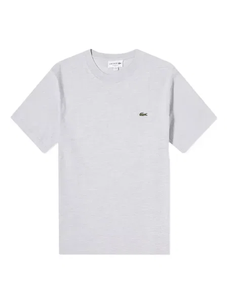 Póló Lacoste autogrammal szürke