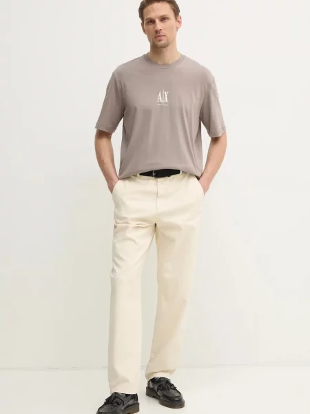 Armani Exchange póló bézs