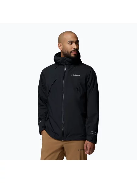 Geacă pentru bărbați Columbia Trailborne Interchange black negru