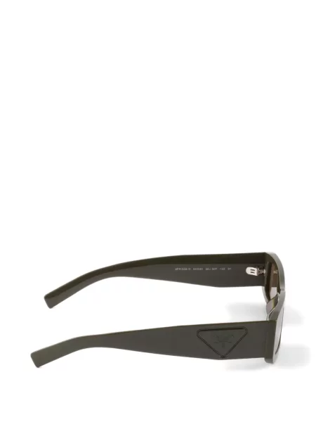 Ochelari de soare Prada Eyewear cu autograf verde