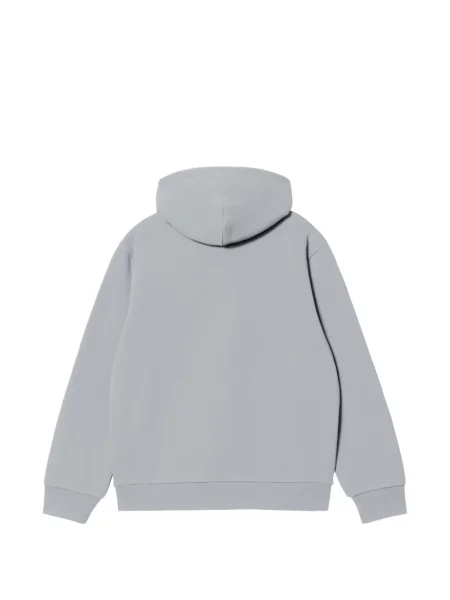 Hoodie Carhartt Wip με κέντημα γκρι